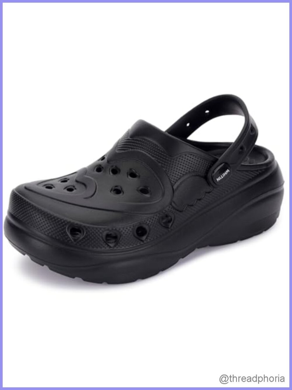WHITIN Clogs Thick Sole Cushioned Slip-On Garden Shoes